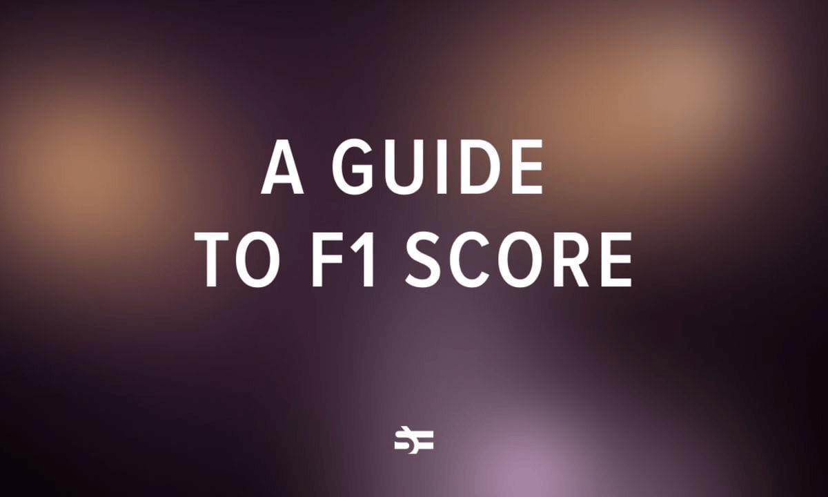 F1 Score Definition Machine Learning