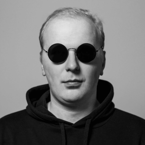 Iurii Kravchenko with glasses