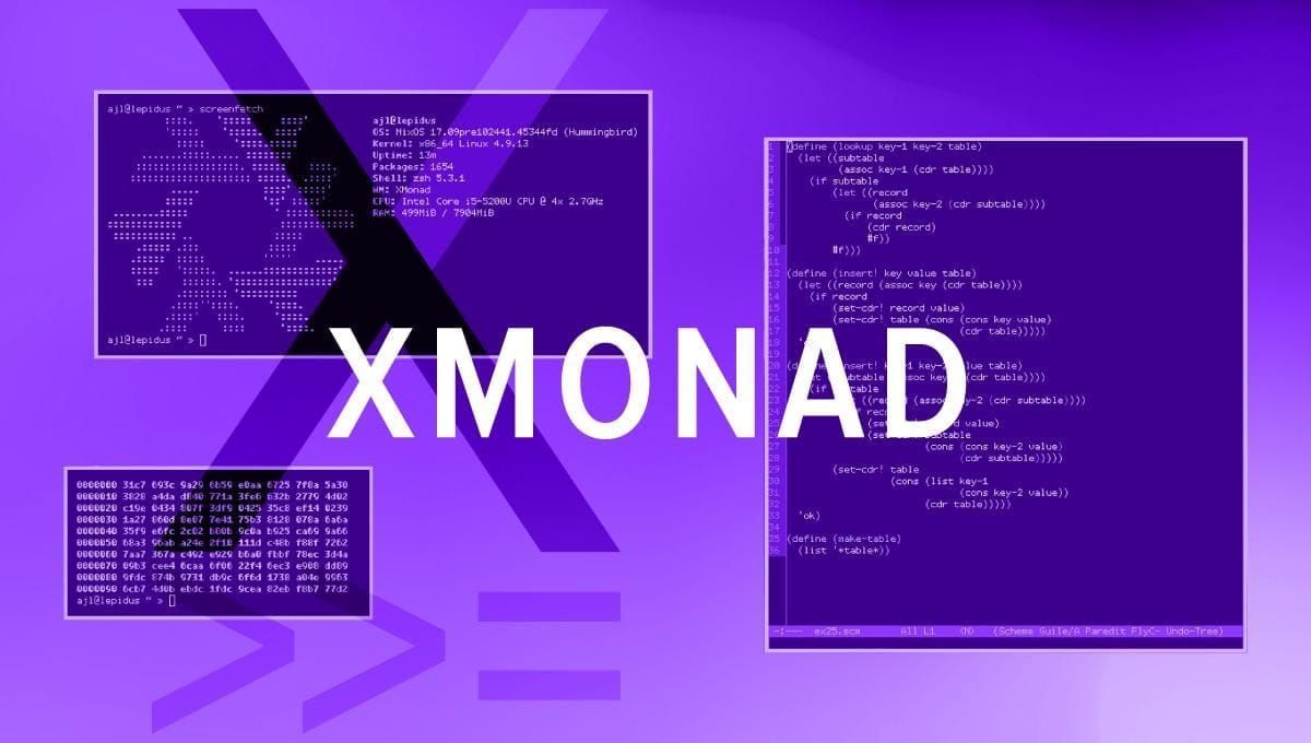 Xmonad - a tiling window manager