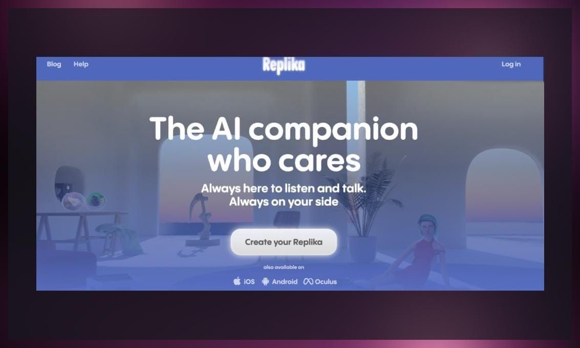 Replika interface