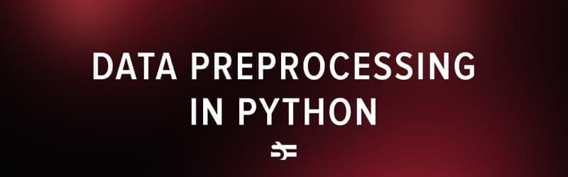 data preprocessing in python