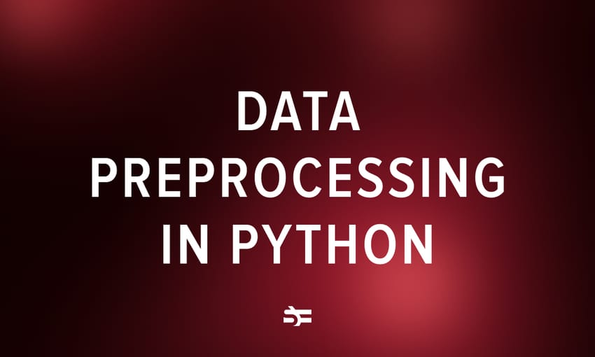 data preprocessing in python