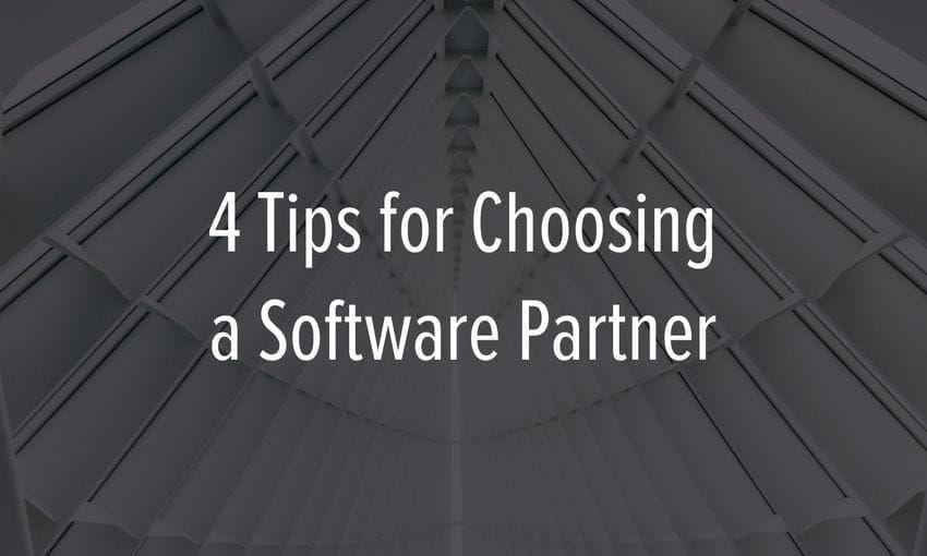 Tips for choosing a software partner