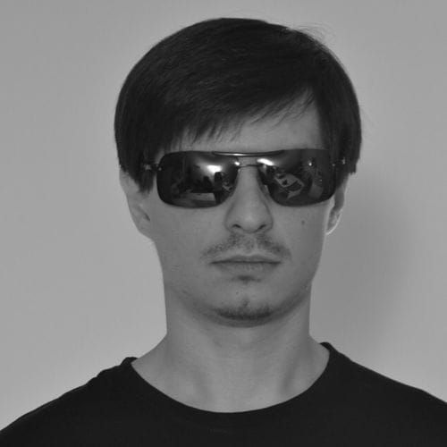 Kirill Andreev with glasses