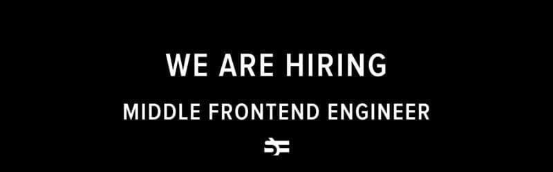 Hiring: Middle Frontend Engineer