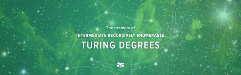 The Problem of Intermediate Recursively Enumerable Turing Degrees