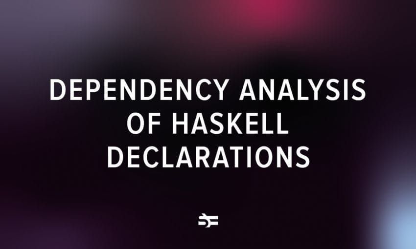 haskell dependency analysis image