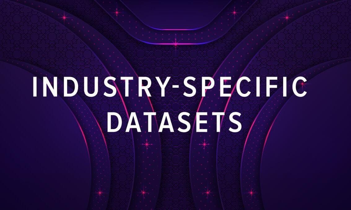 Industry specific datasets