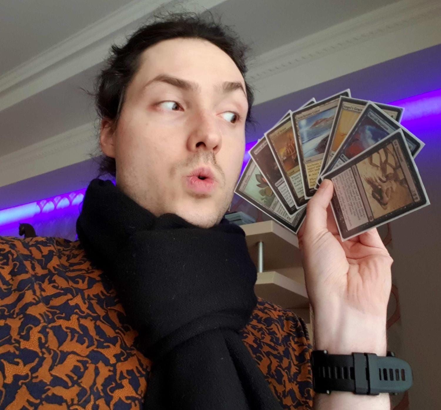 Jonn and his MTG cards