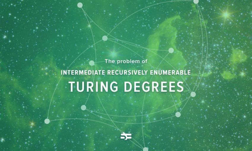 The Problem of Intermediate Recursively Enumerable Turing Degrees