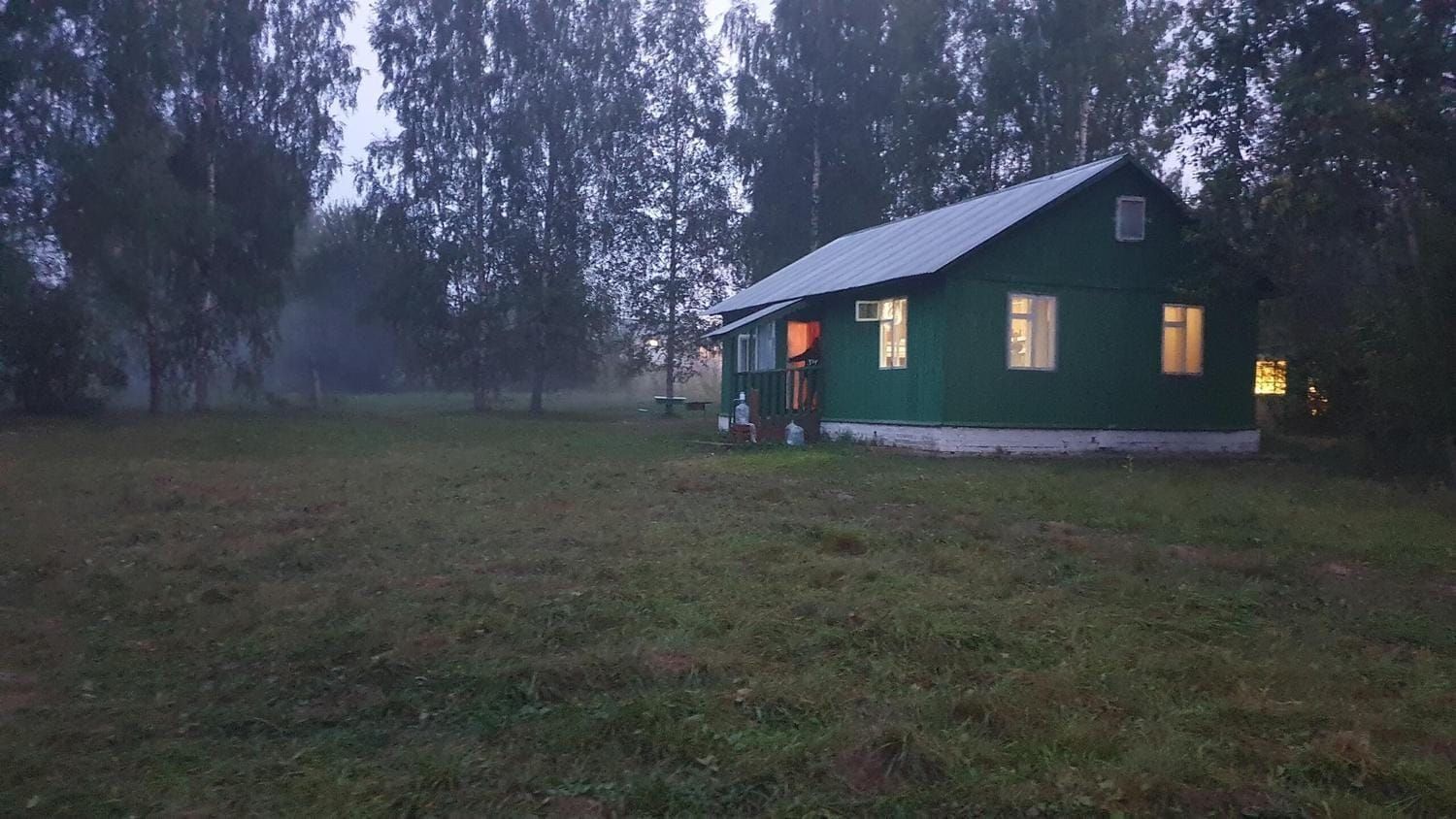 house in a forest