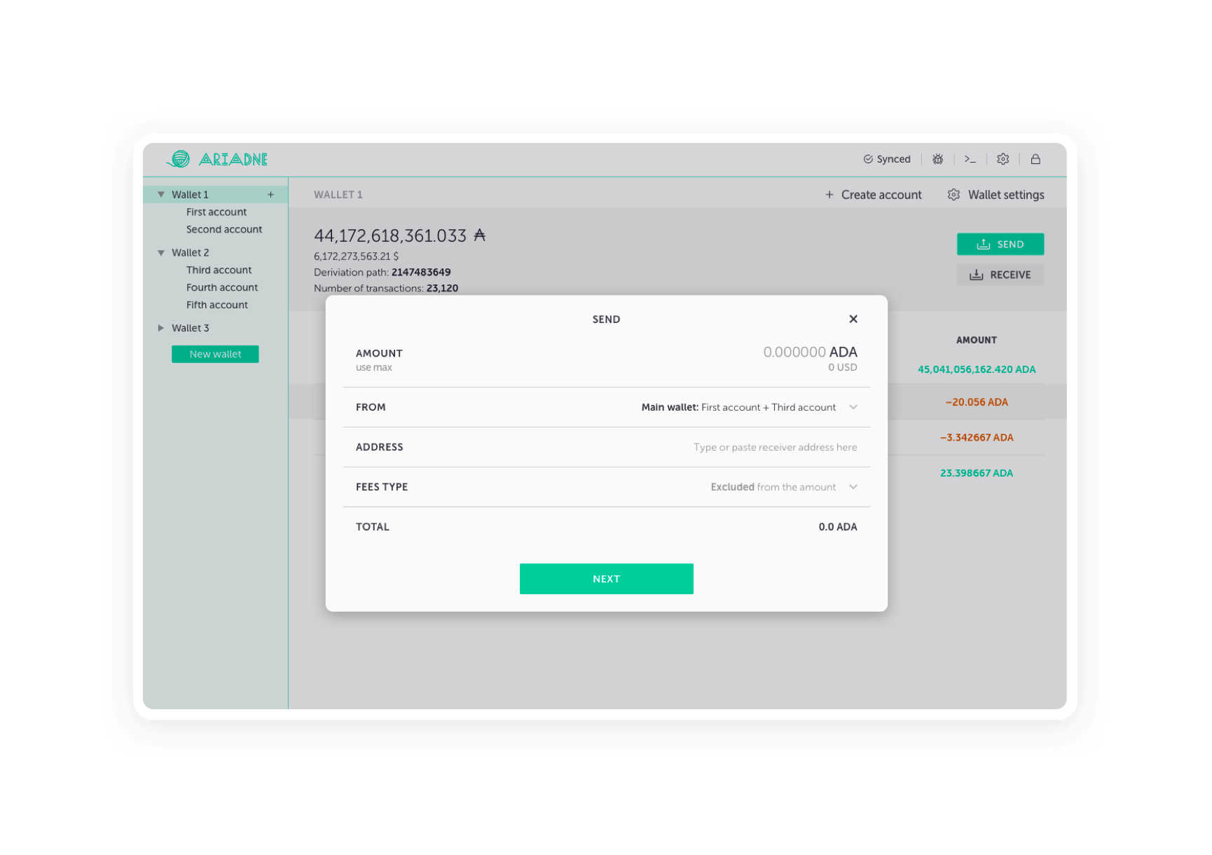 Serokell designed multi-currency and multi-account wallet